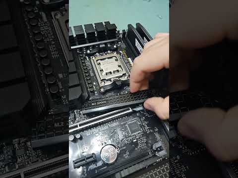 #amd #pcmasterrace #pcunboxing #nvme #samsung installing nvme drive