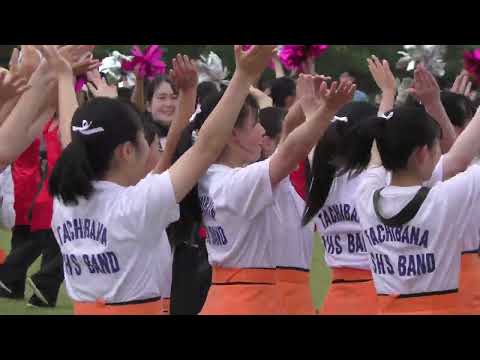 京都橘精華女子海の中道合同フィナーレ kyoto Tachibana shs band