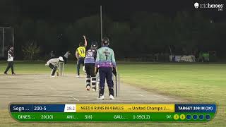 United Champs Jaipur vs Segno Troops live cricket match | Monsoon Cup-2  (TNT) live - C3 Cricket Gr