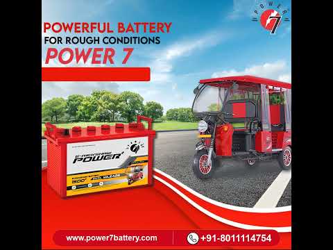 Strength in Every Charge: E-Rickshaw Batteries for the Toughest Roads#StrengthInEveryCharge