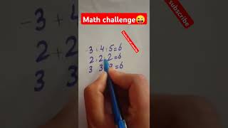 Math challenge/How solve math question? #mathshorts #shortvideos #mathchallenge #studygrouppakistan