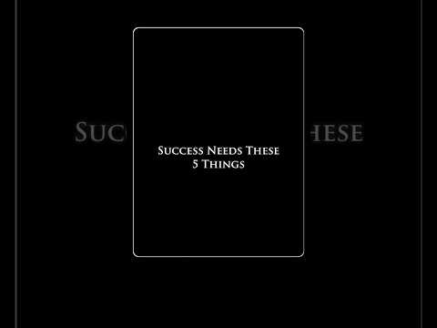 Success Needs These 5 Things | #bhagavadgita #motivation