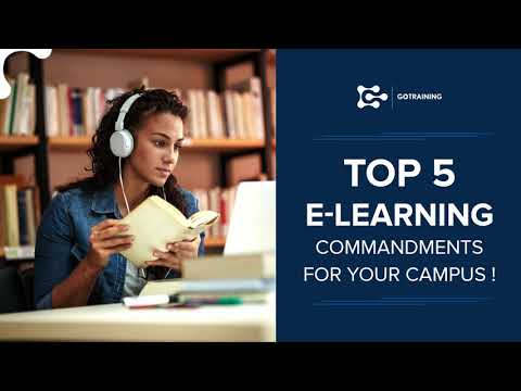 TOP 5 E-Learning  Commandments | Gotraining | Malaysia