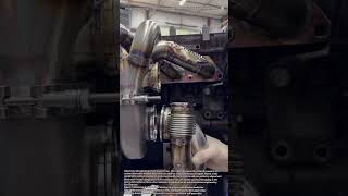 Precision Engineering: Custom Turbo Manifold Assembly for Maximum Performance! 🏎️💨 #shorts #mechanic