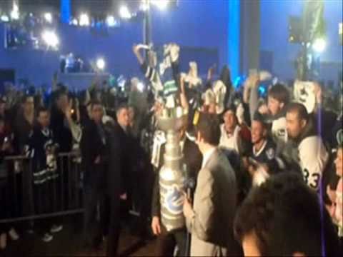 Canuck Fans Celebrate Game 7 OT Win Over The Chicago Blackhawks