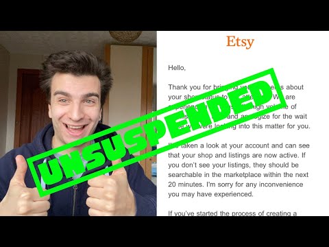 Esty, Printful account suspension