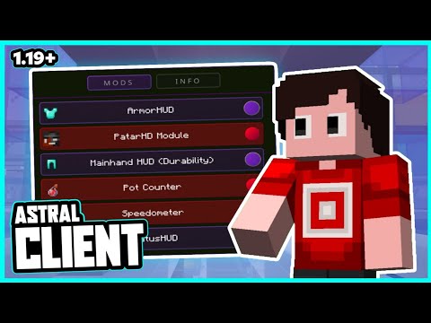 Astral Client | Mod Menu, FPS Counter, ArmorHud and more! (1.19+) MCPE