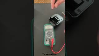 How to test a battery charger with a multimeter. #multimeter #diy #howto #battery #electrical