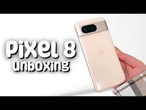 Google Pixel 8 (Rose) Unboxing | Aesthetic | Camera Test | Genshin Impact