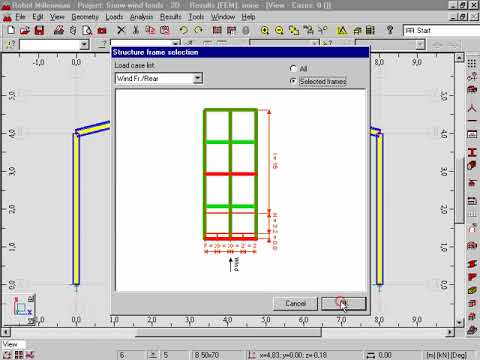 Autodesk Robot structural analysis - clim 2d