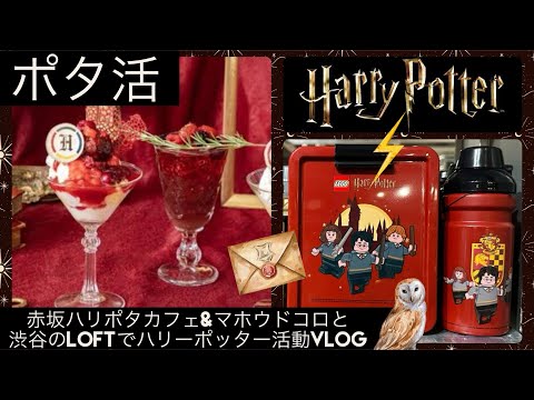 【Harry  Potter】赤坂ハリポタカフェ&マホウドコロでポタ活と渋谷LOFTで見つけた意外なハリポタグッズ紹介🪄