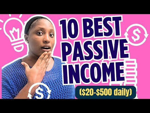 Top 10 Passive Income That Will Pay You More Than  A Day Job l Best Side Hustles