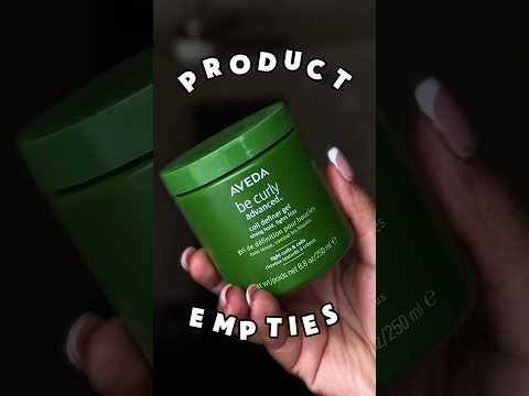 Products I ran through last year ✨ #curlyhairproducts #productempties #naturalhaircare