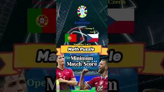 Portugal Vs. Czechia In Euro2024 Math Challenge!