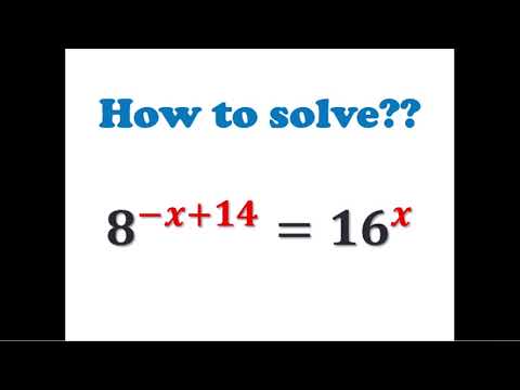 Solving Exponential and Logarithmic Function Problem 8