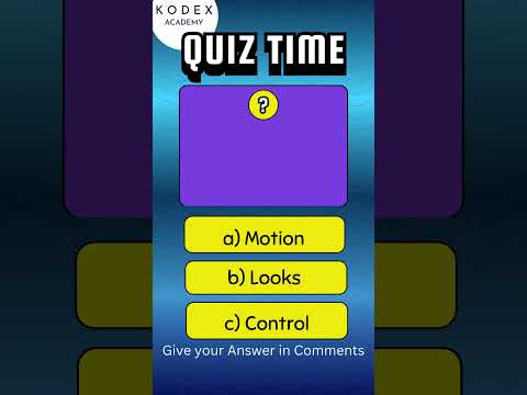 Play Scratch Quiz Game with Kodex Academy #education #codingforkids #funlearning  #scratch