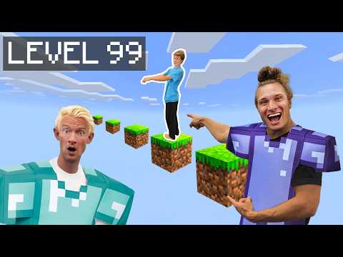 Minecraft Parkour in REAL LIFE