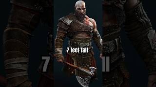 How Tall is Kratos 💀 #kratosgow #godofwar #shorts #tall #kratosgodofwar