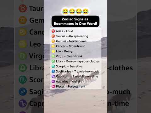 Zodiac Signs as Roommates! 🏠😳 Would You Survive? #zodiacsign #shorts