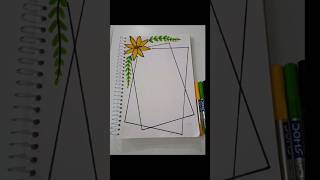 Easy front page decorative ideas #song #craftified_nish #frontpagedesignforassignment #frontpage
