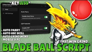 Blade Ball Script - Skin Change, Auto Parry, Auto Spam, Auto Win 2026 #roblox #script #bladeball