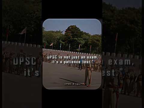 UPSC is 90% patience, 10% hard work🚨🔥| Ajay Mishra Sir Motivation | #shorts