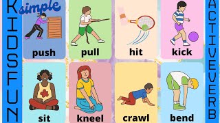 Actionverbinenglish#verbsforkids#actionverbsvocabulary# kidslearning#funlearning#English Presentatio