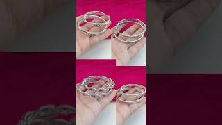 Latest Silver bangles designs with weight and price ❤️🥰😍 #shots #jewellery #bangales #banglesdesign