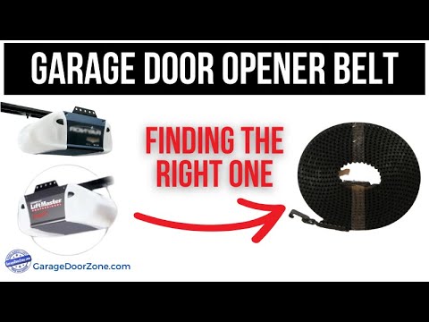 2 Tips To Help You Get The Correct Door Opener Belt | Raynor & Liftmaster Garage Door Opener Belts