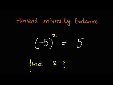 A nice exponential problem I Harvard University Entrance question