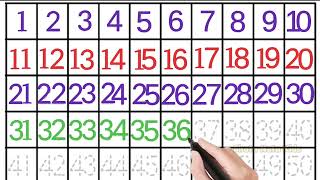 1 to 50 , Counting for Kids , One Two Three , Number Song