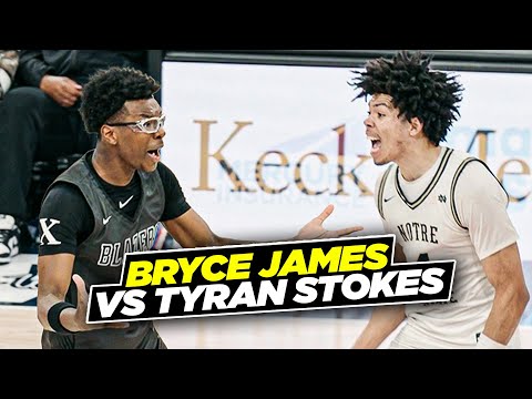 Bryce James Vs #1 Player Tyran Stokes At The Intuit Dome Gets ACTIVE!