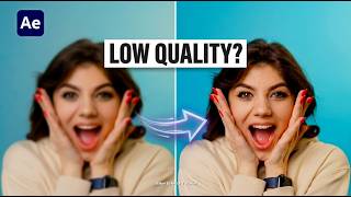 How To Increase Video Quality in After Effects (EASY FIX)