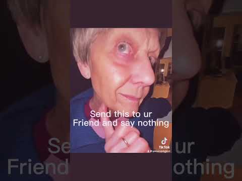 Send this  to your friends and say nothing