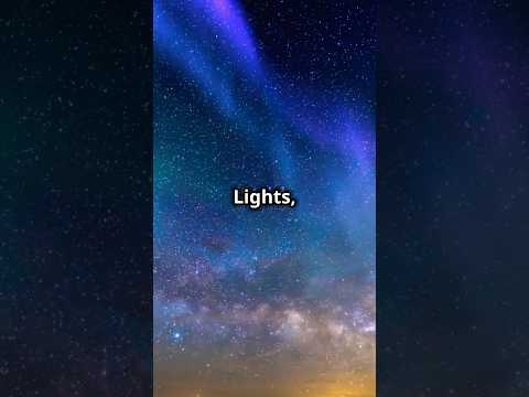 The Auroras's magical light show on Earth 🌍| #facts#science#shorts#ytshorts