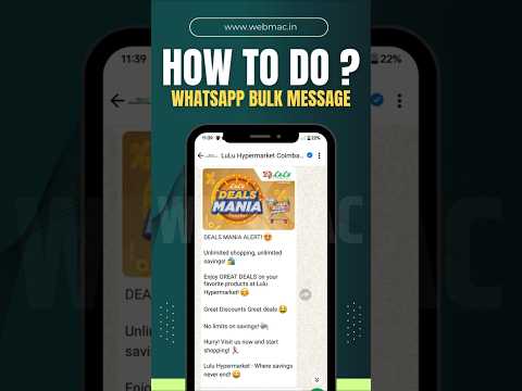 WhatsApp Bulk messages and WhatsApp Automation Software? #shorts #trendy #whatsappcrm