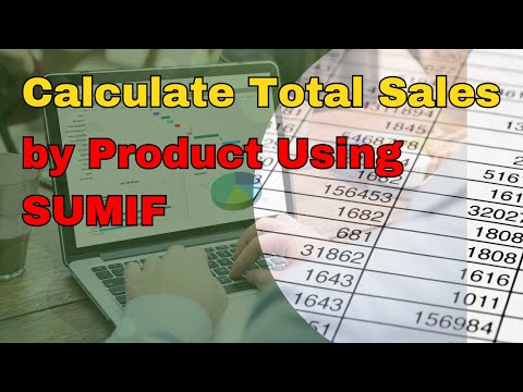Calculate Total Sales by Product Using SUMIF