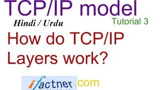 TCP/IP Layers : How do TCP IP layers work in Hindi Urdu, TCP/IP model protocol suite tutorial 3