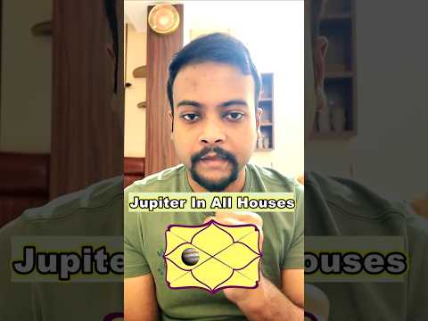 Jupiter (Guru) In All 12 Houses in Astrology by Anubhab Bhowmick #vedicastrology #astrology #jupiter
