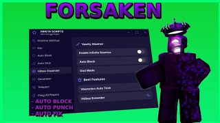 Forsaken BEST Script *NO KEY* Auto Block/Aimbot, INFINITE STAMINA FIX AND MORE