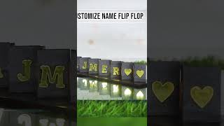 Customized Name Flip Flap 🔥😍Now Available ✨🔥#shorts #uniqueitems #gifts #customized #viralshorts