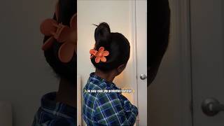 An Easy Protective Style For Relaxed Hair For The Week! #relaxedhair #protectivestyles #clawclip