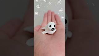 Mini Baby Seal 🦭 #art #artist #clay #handmade #crafts #crafting #diy #diycrafts #cute #seal #shorts