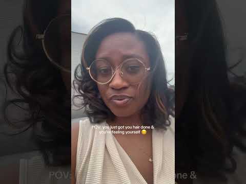 Can't you tell? I'm feeling myself! ☺️➰#silkpress #BlackTikTok #roadto10k #sidepart #naturalhair