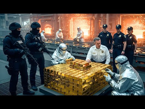 Inside the Secret Gold Factory: The High-Tech Process Behind Pure Gold (Full Process)