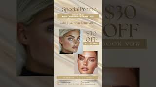 ✨ Glow-Up Special: Flawless Brows & Lashes for Less! ✨