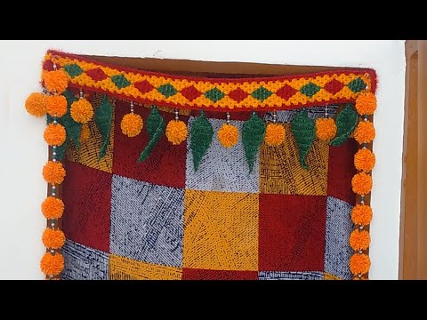 Zhendu Flower Wollen Toran +Zhendu latken | New look Toran+Latken |#Marigoldtoran |#Marigoldlatlen |