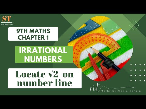 Number Systems| Irrational Numbers | Examples of Ex 1.2 | Locate √2 on number line | Math | CBSE IX