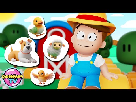 🐮 Learn Animal Sounds! Fun Farm Adventure for Kids | GumGumTV