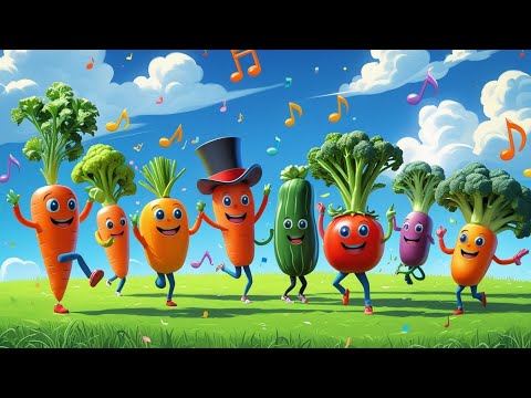 Learn Vegetables Names | Fun Veggie Song for Kids | Little Heroes